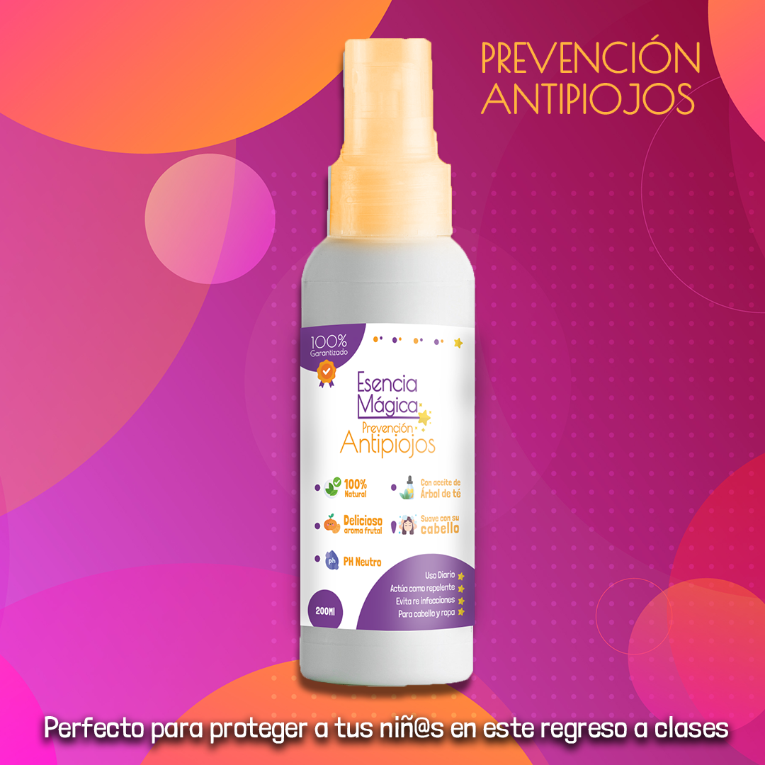 ✨ Spray prevención anti piojos✨