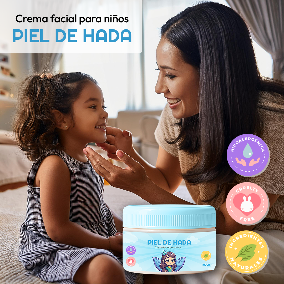 Piel de hada| Crema facial para niños y niñas